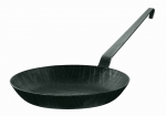 Bratpfanne schmiedeeisern hoch